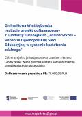 Gmina Nowa Wieś Lęborska zakupiła 20 komputerów w ramach programu "Zdalna Szkoła"
