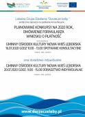 LGD "Dorzecze Łeby" zaprasza na konsultacje - 16,20.07.2020 - GOK w NWL